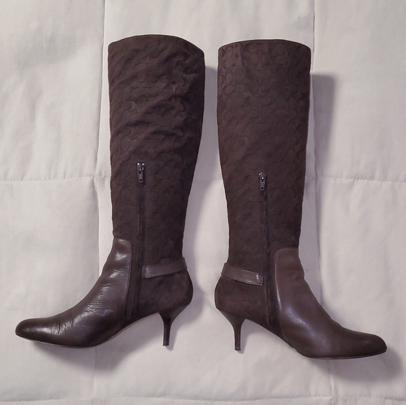 Coach Fara Knee High Pointed Toe Boot - Picture 2 of 8